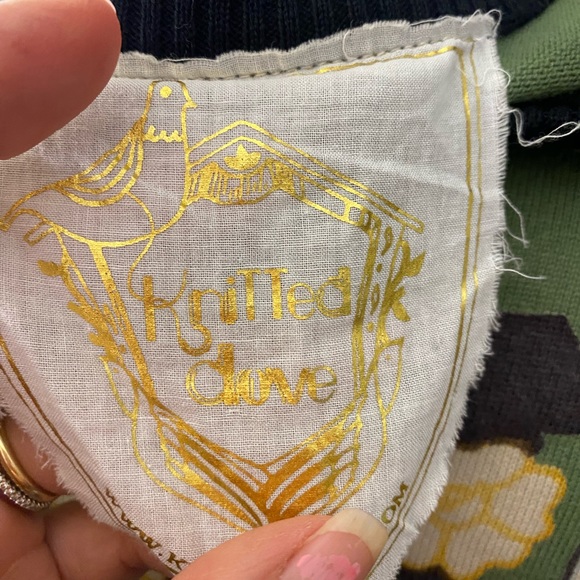 Owl Sweater Cardigan Size S Knitted Dove Brand - Picture 8 of 12